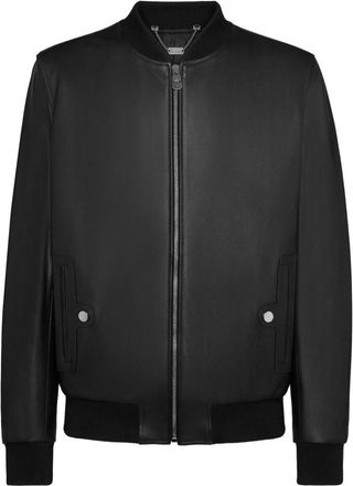 Billionaire Boys Club Leren jas - Heren - Leren en Su&egrave;de Jassen - Zwart - XL - Wol - Jassen