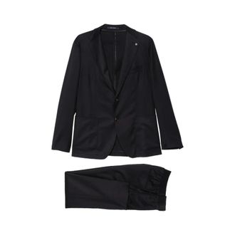 Tagliatore Dakar Button Suit - Heren - Business pakken - Blauw - 2XL - Wol - Kostuums