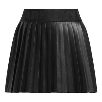 adidas (WMNS) adidas originals x IVY PARK Leather Pleated Mini Skirt Black IN8667