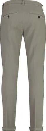 Dondup Mens Chino Trousers Gaubert Cotton Stone Chinos