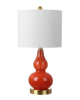 Jonathan Y Designs Jonathan Y Designs Anya 20.5In Mini Glass Table Lamp