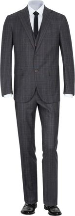 Corneliani Suits - Heren - Pakken - Grijs - Maat: S