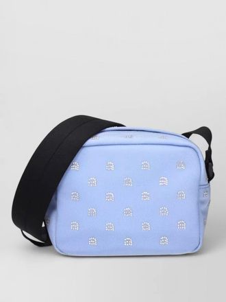 Alexander Wang heiress mini crystal-embellished fabric crossbody bag