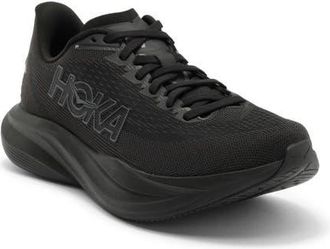 Hoka One One Mach 7 Running Shoe in Black /Black at Nordstrom, Size 10.5