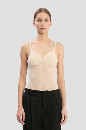 Victoria Beckham Cami Top In Pale Rose XS