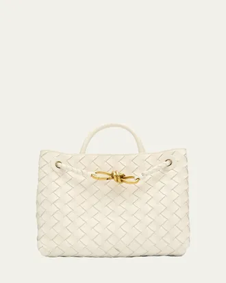 Bottega Veneta Andiamo Small Leather Top-Handle Bag