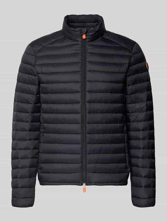 Save The Duck Steppjacke mit Zweiwegerei&szlig;verschluss Modell Alexander in Black, Gr&ouml;&szlig;e XXXL