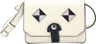 Herm&egrave;s Chien Card Holder With Strap Swift And Chevre Mysore (Authentic Pre- Loved)