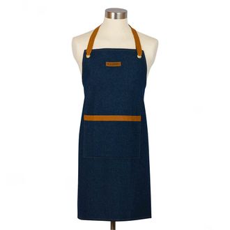 LE CREUSET Delantal De Chef Denim Azul Oscuro 80x88 Cm