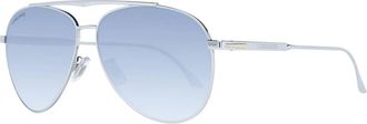 Longines Gouden Aviator Zonnebril Blauwe Lens - Heren - Zonnebrillen - Geel - ONE Size - Accessoires