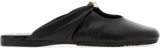 Loewe Black Leather Sandals