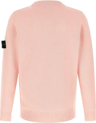 Stone Island Wool Crew Neck Sweater - Pink