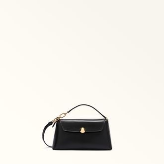 Furla Sfera Soft Borsa A Spalla Xl Nero Nero Pelle Nappa Donna