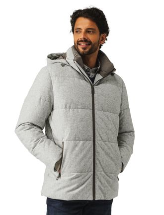 State of Art Winterjas State of Art Regular fit gemeleerd wol