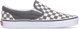 Vans Checkerboard Slip-on Lage Sneaker Pewter/Wit - Heren - Sneakers - Wit - 40 1/2 EU - Schoenen