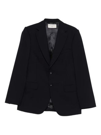 Officine G&eacute;n&eacute;rale Giovanni single-breasted blazer - men - Virgin Wool/Viscose - 54 - Blue