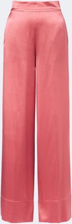 Joseph Dijon silk satin wide-leg pants
