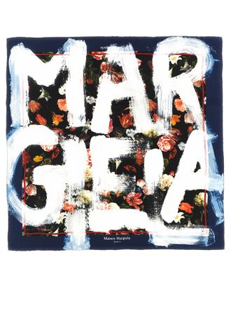 Maison Margiela Womens Multicolor Silk Foulard Accessory