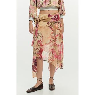 Desigual Asymmetric Skirt in Multi at Nordstrom, Size X-Large