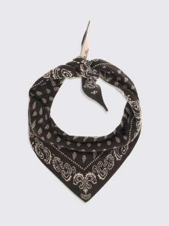 Guest In Residence Sciarpa triangolare in puro cashmere con stampa Paisley