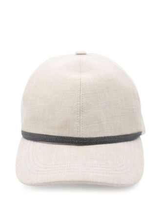 Brunello Cucinelli Linen Baseball Cap