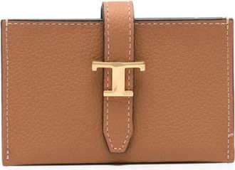 Tod's T Timeless Wallet - female - Tods - Wallets & Cardholders - Brown - ONE SIZE - Accessories
