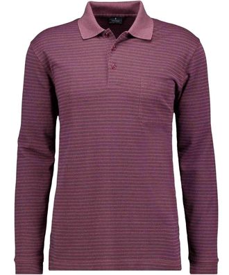 Ragman Poloshirt RAGMAN, Herren, Gr. XXL, bordeauxrot, Baumwollmischung, regular fit, ohne Ausschnitt, Shirts Poloshirt