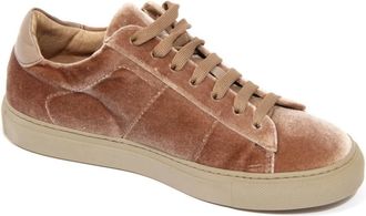 Dondup Fluwelen schoen- Made in Italy - Dames - Sneakers - Bruin - 36 EU - Schoenen