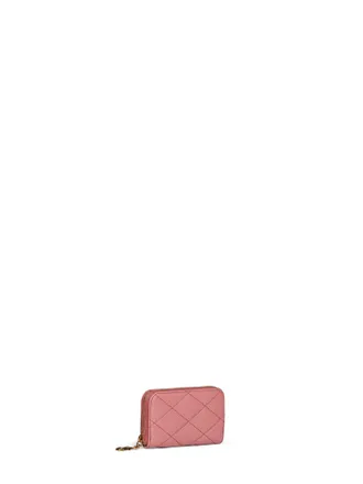 Saint Laurent Womens Coin Purse Cassandre Bijou Tulip Pink Lambskin Wallets & Purses