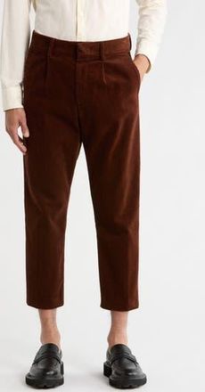 Nn.07 Bill 1726 Crop Corduroy Pants in Mahogany at Nordstrom Rack, Size 34 X 32