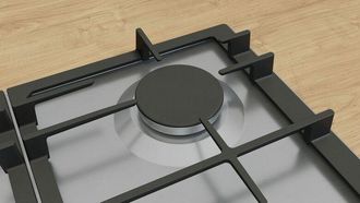 Bosch Serie 6 Pcr9a5i90, Piano Cottura A Gas, 90 Cm, Acciaio Inox
