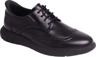 Marc Joseph New York Hill Street Hands Free Technology Leather Wingtip Casual Oxford in Black Napa Leather/black at Nordstrom, Size 10.5
