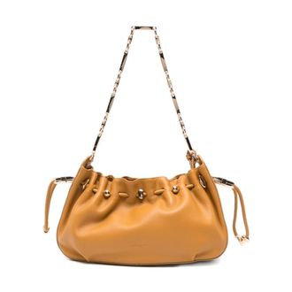Zimmermann Shoulder Bags, female, Brown, Size: ONE SIZE Halcyon Drawstring Shoulder Bag