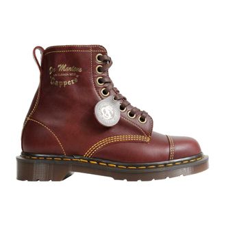 Dr. Martens Schoenen, unisex, Rood, 41 EU, Leer, 1460 Cappers Enkellaars