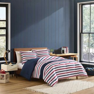 Nautica Clove Hitch Stripe Blue Twin/Twin Xl Comforter Set