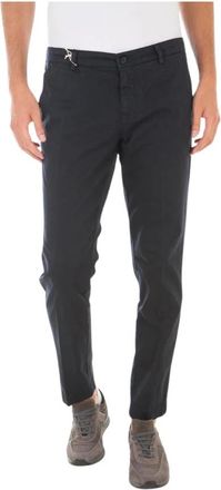 Daniele Alessandrini Jeans - Heren - Chinos - Blauw - S - Katoen - Broeken