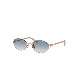 Tiffany & Co. Ovale Zonnebrillen - Dames - Zonnebrillen - Geel - 56 MM - Accessoires