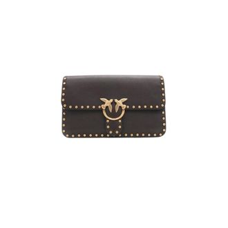 Pinko Pinko, Dames, Tassen, Bruin, Maat: ONE Size Leer