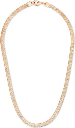 Sterling Forever Herringbone Chain Necklace