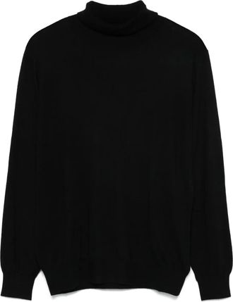 KANGRA Maglione in maglia fine - Nero