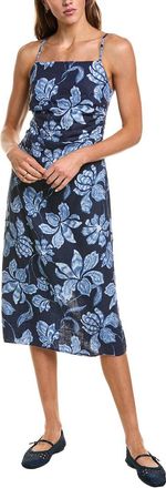 Madewell Sharona Linen Midi Dress