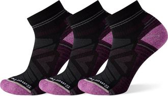 Smartwool Hike Light 3-Pack Cushion Ankle Socks in Black at Nordstrom, Size Medium