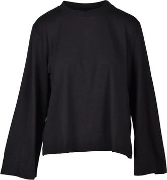 Wild Cashmere Tshirt - Dames - Longsleeves - Zwart - XS - Katoen - Tops