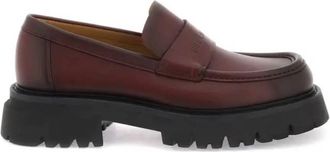 Ferragamo Chunky Loafer With Bold Sole, Size 7.5 EEE