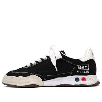 Miharayasuhiro HERBIE OG Sole Canvas Low-top Sneaker Black A09FW704-BLK