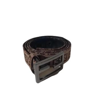Fendi Pre-owned Zucchino Belt - female - Fendi Vintage - Vintage Belts - Brown - ONE SIZE - Pre-owned