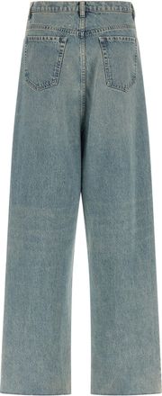 Maison Margiela Stone-Washed Low-Crotch Jeans - Blue