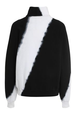 Electric & Rose Tie-Dye Turtleneck Sweater - Black