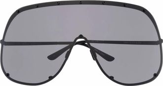 Rick Owens Shield Stud-embellished Sunglasses