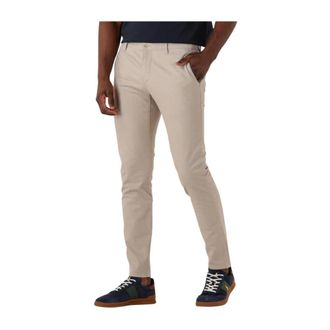 Alberto Alberto - ROB Chino - Heren - Broeken - Beige - Maat: W36 L34 Katoen